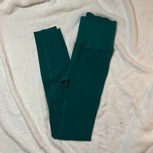 Fabletics Teal Sculpt knit Leggings